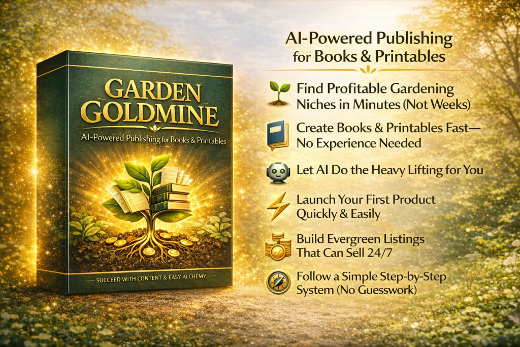 Garden Goldmine for WarriorPlus - Succeed With Content Blog